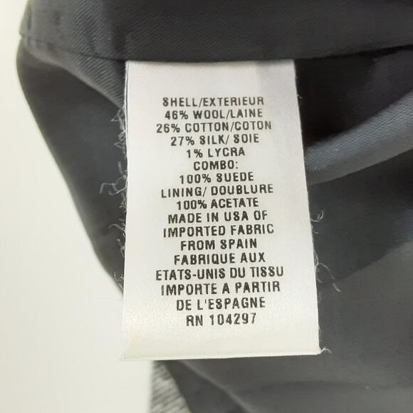 Vintage 60s Milly of New York Shift Dress Wool Silk Tweed Mini Sheath Belted - Picture 9 of 14